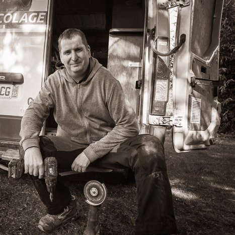 Laurent, entreprise Le Petit Bricoleur © Michel FLEURY <strong>Laurent, entreprise Le Petit Bricoleur</strong> <small>© Michel FLEURY</small>