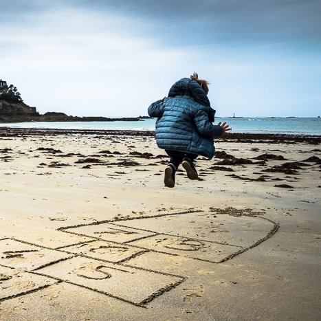 <strong>Marée-Marelle à Dinard !</strong> <small>© Michel FLEURY</small>