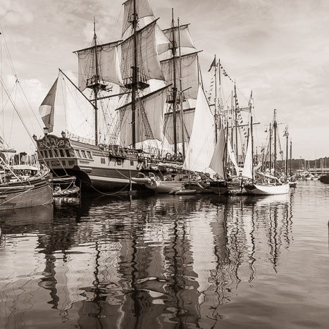 <strong>Marine traditionnelle à Paimpol</strong> <small>© Michel FLEURY</small>