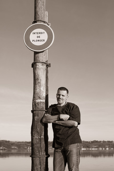 <strong>Fred, expert-gourmand (cuisinier à Pleudihen-sur-Rance)</strong> <small>© Michel FLEURY</small>