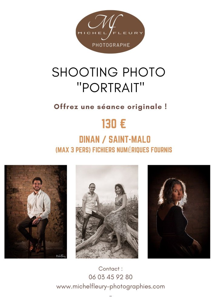 <strong>Carte cadeau photo séance portrait</strong> <small>© Michel FLEURY</small>